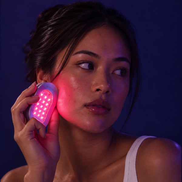 A blue light spot treatment for active breakouts
